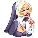 Naughty Nun sticker 15