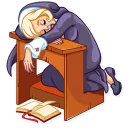 Naughty Nun sticker 16