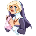 Naughty Nun sticker 19