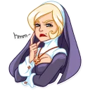 Naughty Nun sticker 25