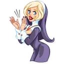Naughty Nun sticker 32