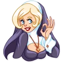 Naughty Nun sticker 33