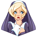 Naughty Nun sticker 9