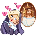 Naughty Nun sticker 10