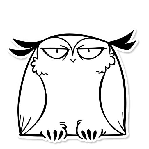 Boggart Owl sticker 12