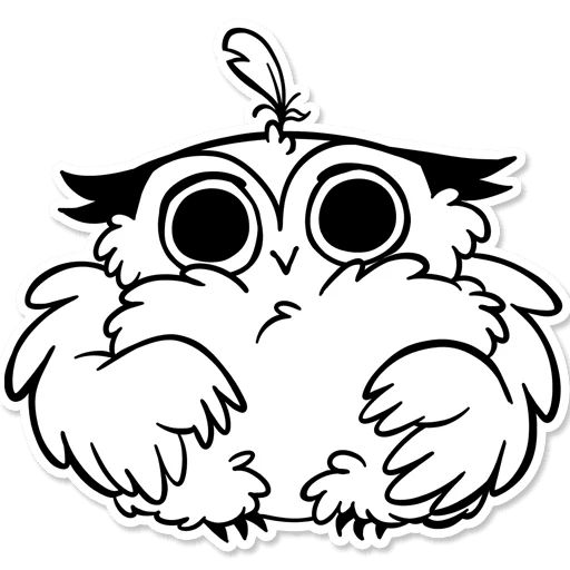 Boggart Owl sticker 13