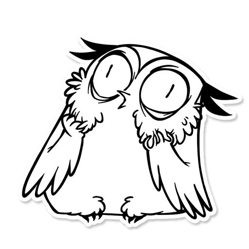 Boggart Owl sticker 14