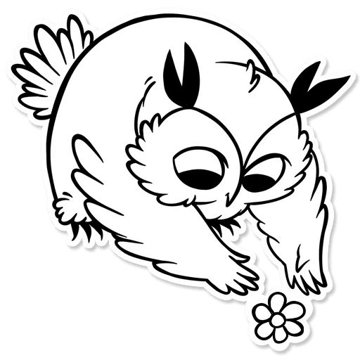 Boggart Owl sticker 3