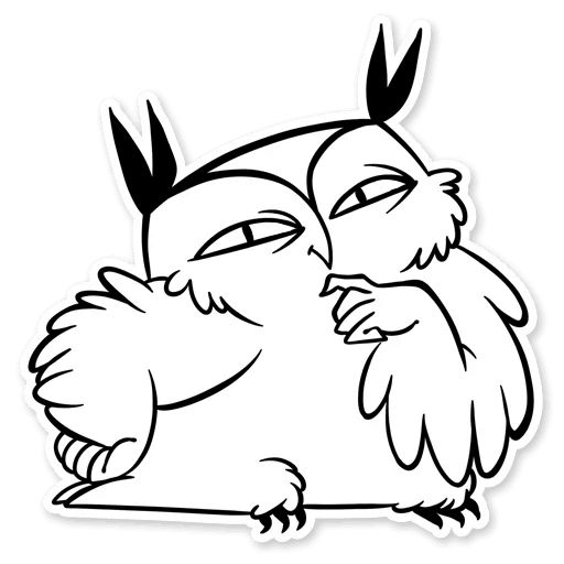 Boggart Owl sticker 21