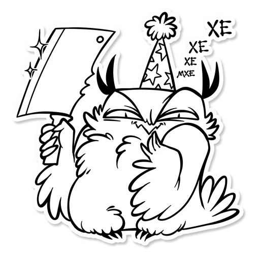 Boggart Owl sticker 23