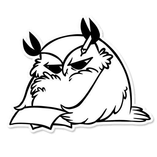 Boggart Owl sticker 37