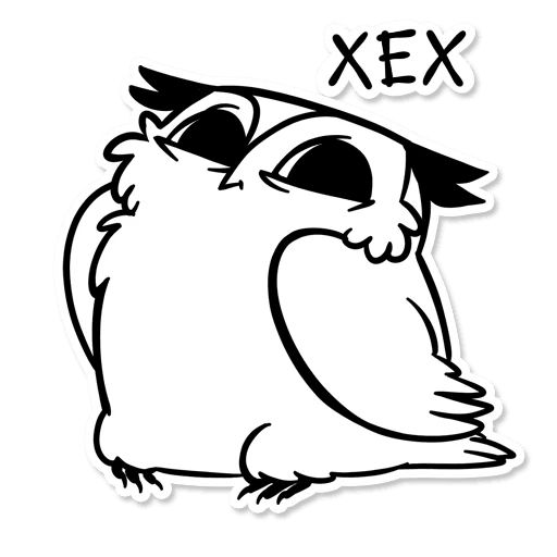 Boggart Owl sticker 48