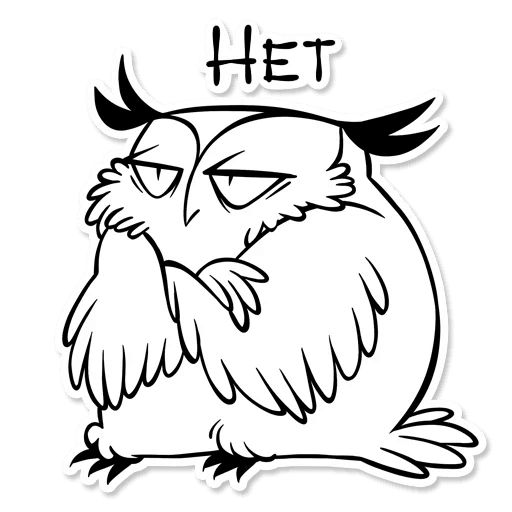 Boggart Owl sticker 49