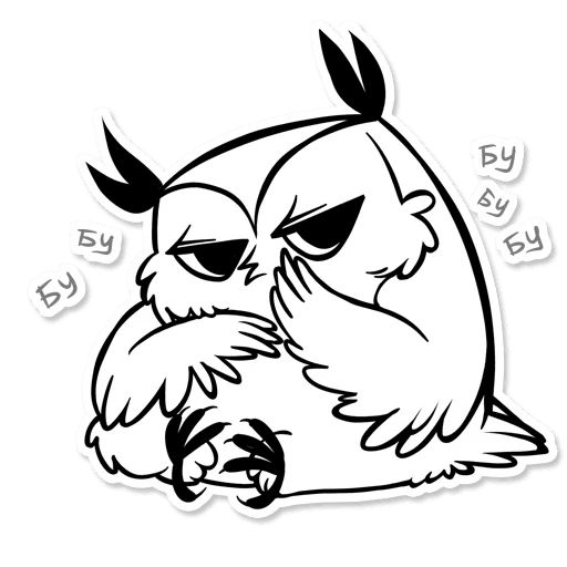 Boggart Owl sticker 50