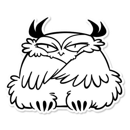 Boggart Owl sticker 57