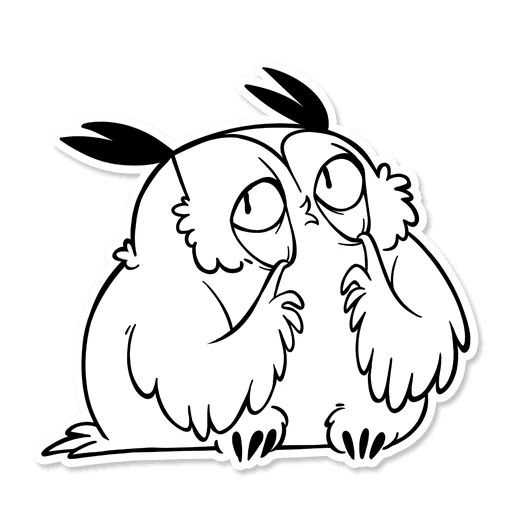 Boggart Owl sticker 58