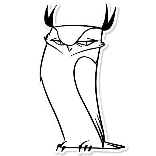 Boggart Owl sticker 66