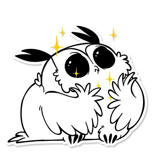 Boggart Owl sticker 69