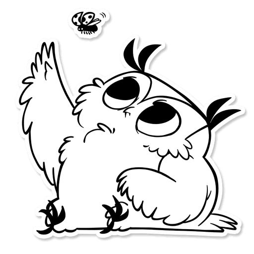 Boggart Owl sticker 8