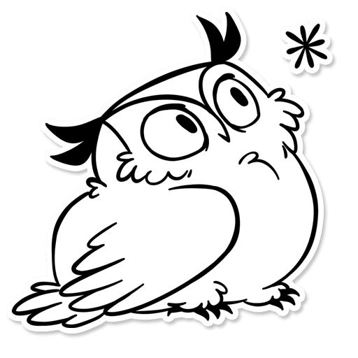 Boggart Owl sticker 9