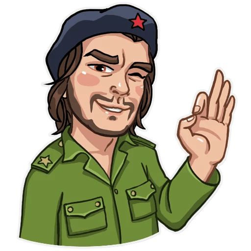 Comrade Che sticker 16