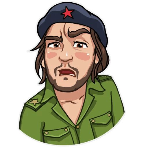 Comrade Che sticker 22
