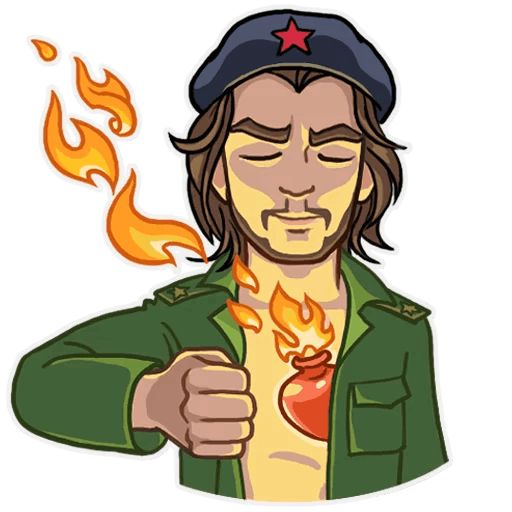 Comrade Che sticker 5