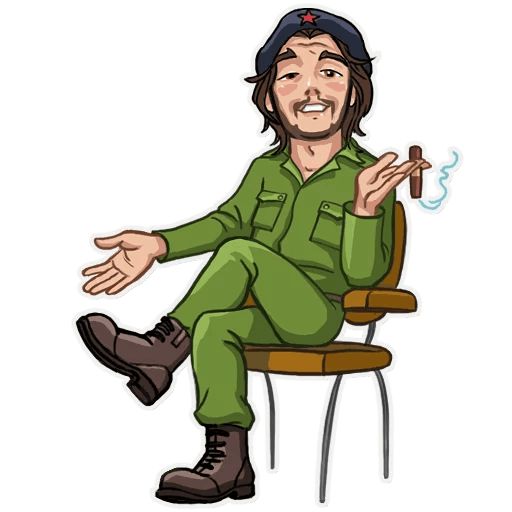 Comrade Che sticker 6
