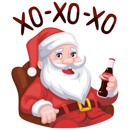 Coca-Cola New Year sticker 17