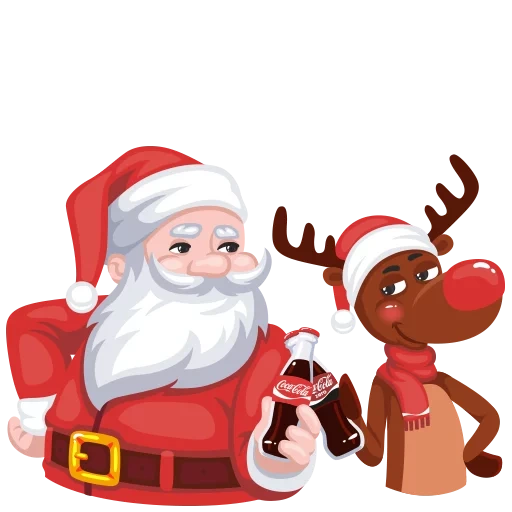 Coca-Cola New Year sticker 18