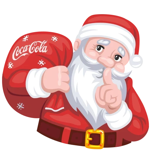 Coca-Cola New Year sticker 23
