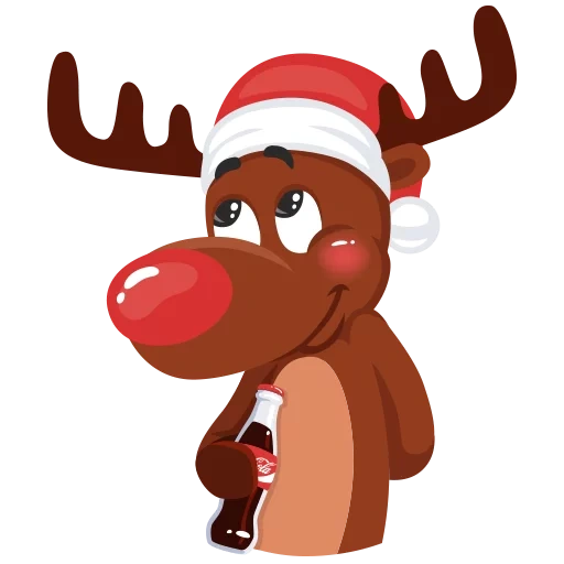 Coca-Cola New Year sticker 10