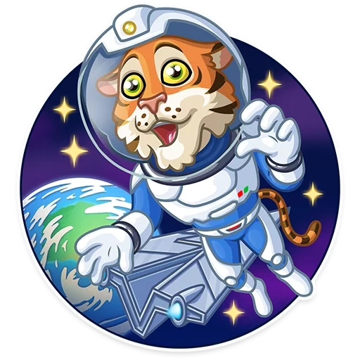 Cosmic Tiger sticker 14