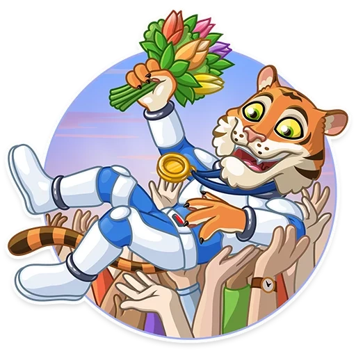 Cosmic Tiger sticker 17