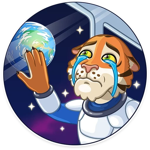 Cosmic Tiger sticker 20