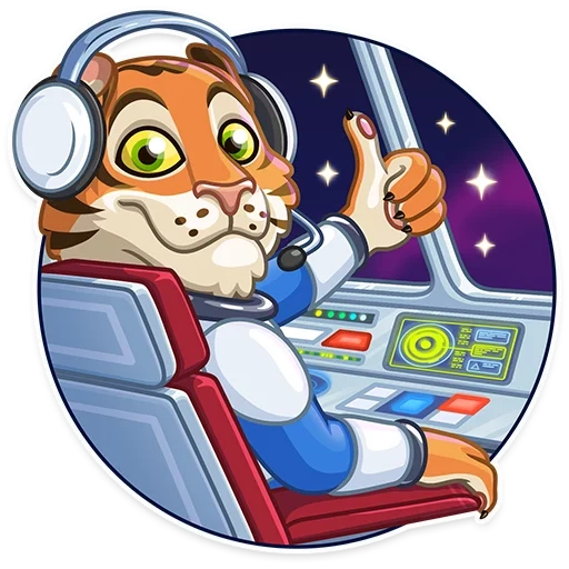 Cosmic Tiger sticker 3