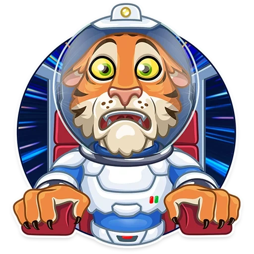 Cosmic Tiger sticker 4