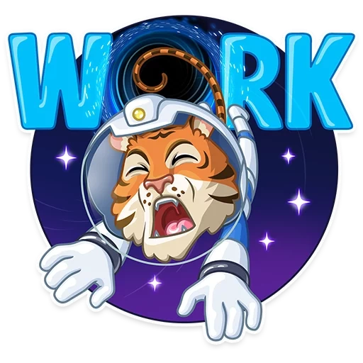 Cosmic Tiger sticker 8