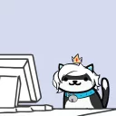 Cropped Cats (and friends) sticker 30