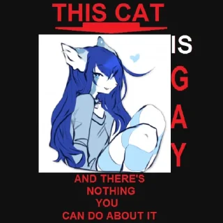 Cropped Cats (and friends) sticker 77