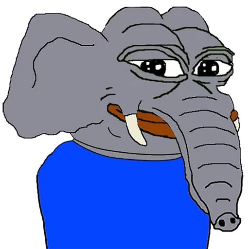 Crusader Rare Elephant Pepe Telegram sticker pack