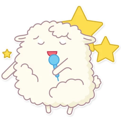 Cute Sheep sticker 17