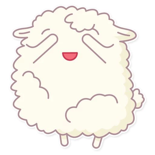 Cute Sheep sticker 20