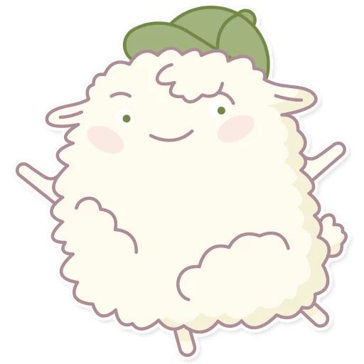 Cute Sheep sticker 22