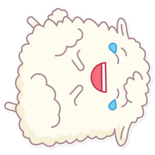 Cute Sheep sticker 23