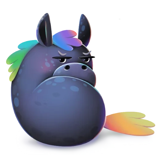 Rainbow Horse sticker 16