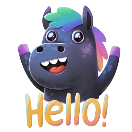 Rainbow Horse sticker 18