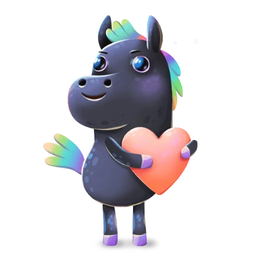 Rainbow Horse sticker 4