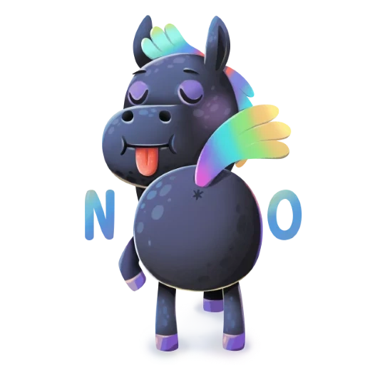 Rainbow Horse sticker 6