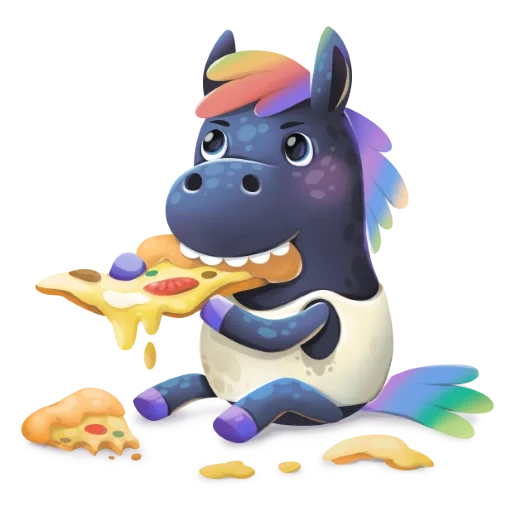 Rainbow Horse sticker 10